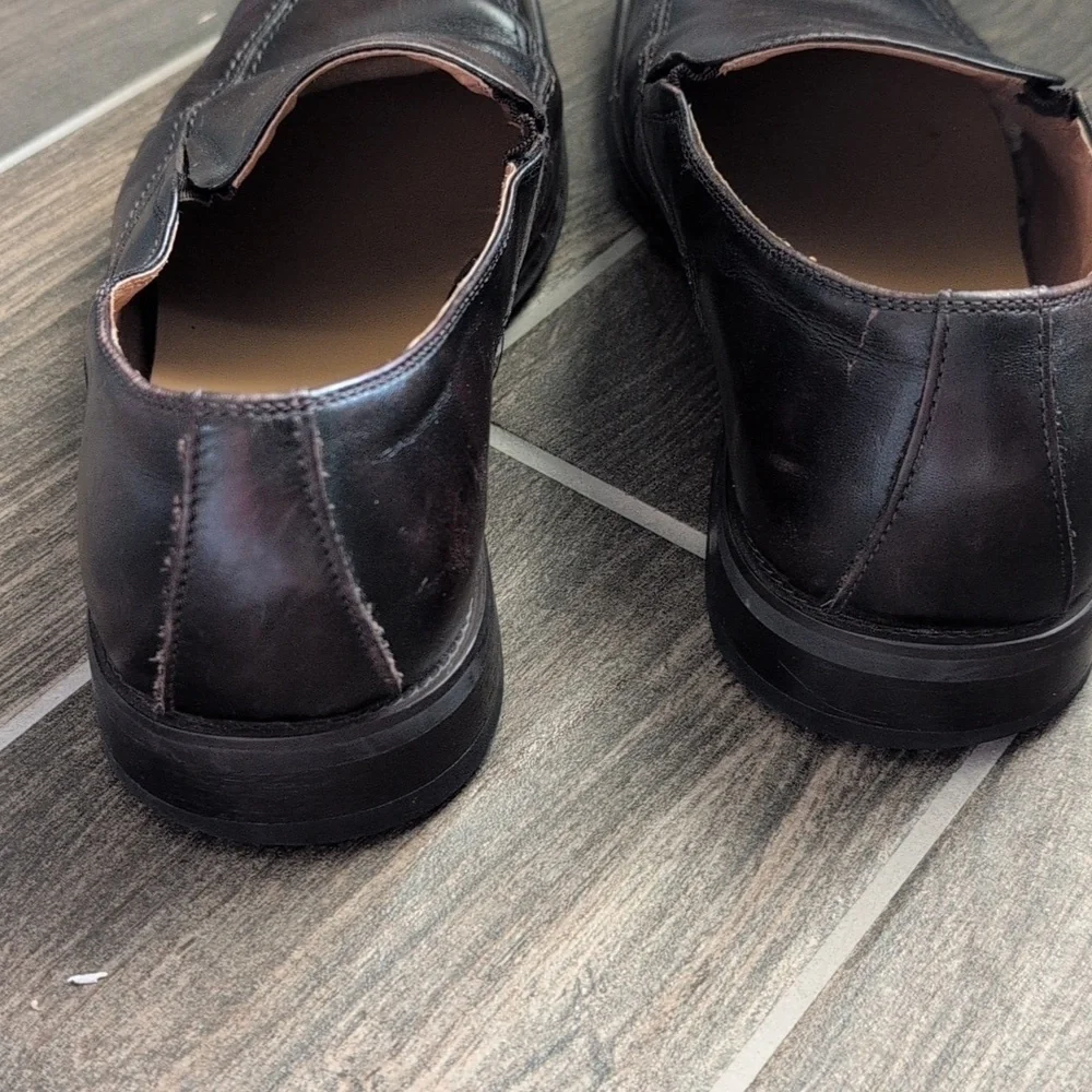 Clarks Beeston Step Men's Dark Brown Leather Loafers